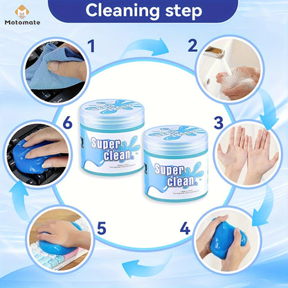 Car Cleaning Gel Detailing Putty Auto Detail Tools Car Interior Cleaner Slime Car Accessories Automotive Kits Keyboard Cleaner Pink/NT WT: 5.6oz (160 gr)