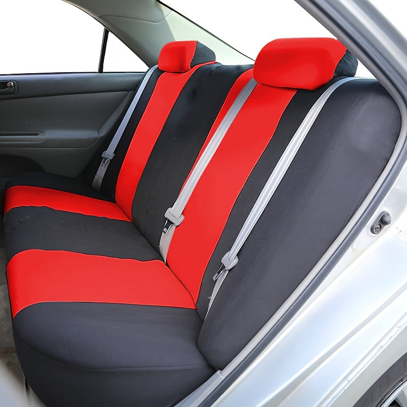 [Fast Arrival] 5-Seat Universal Full Set Car Seat Cover Protector - Premium Waterproof Car Accessories for Easy Cleaning and Long-Lasting Protection - Durable, Breathable, and Adjustable Design