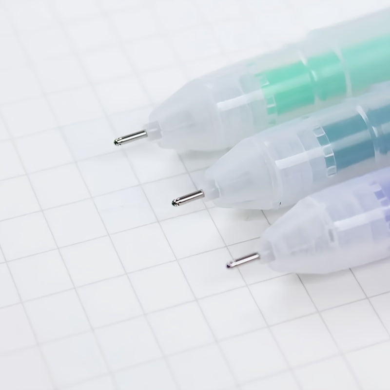 12pcs 12pcs Color Gel Pen Set Kawaii Blue 0.5Mm Ballpoint Pen for Journal Cute School Supplies Stationery Office Accessories