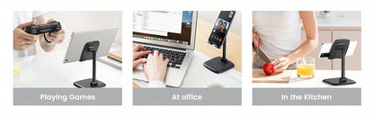 UGREEN Phone Stand For Desk Adjustable Phone Holder For IPhone 14 13 Pro Max 12 11 XR XS 8 SE, Galaxy S23