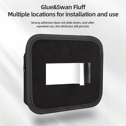 PU Leather Car Side Pocket Organizer - Universal Cell Phone and Sunglasses Holder for Car Seat Gap, Door, Window, Console - Car Accessories Storage Pouch