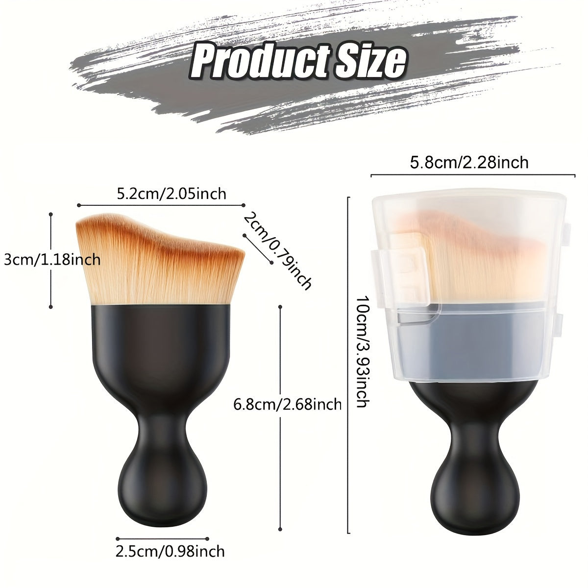 1pc Car Interior Cleaning Brush, Compact Soft Bristle Brush, Car Seat Center Console Gap Interior Dust Removal Artifact, Car Interior Air Conditioner Air Outlet Cleaning Brush, Car Accessories, Men Gift