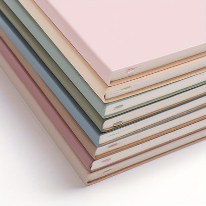 1pc 82 Sheets A5 Rainbow Border Notebook - Hardcover Executive Diary for College Ruled Writing, Thick Paper, School & Office Essential for Work, Study and Personal Use - Best Quality Stationery for Classroom and Office Suppli